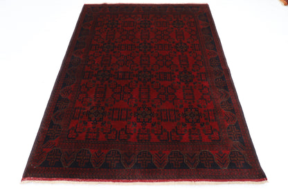 153 x 200 cm | Khal Mohammadi Afghan Tribal Hand Knotted Carpet