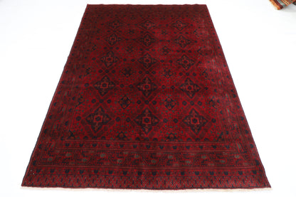 170 x 229 cm | Khal Mohammadi Afghan Tribal Hand Knotted Carpet
