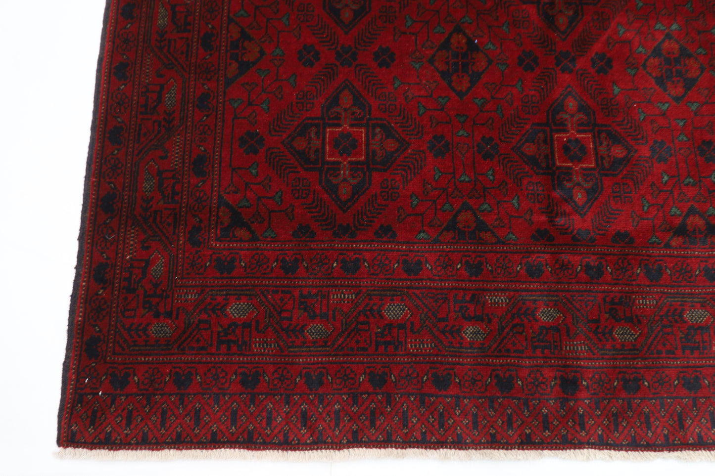 170 x 229 cm | Khal Mohammadi Afghan Tribal Hand Knotted Carpet