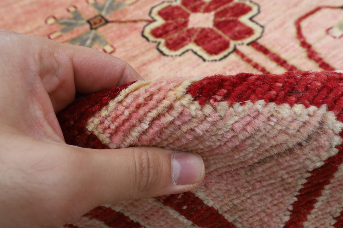 308 x 412 cm | Pink Khotan Afghan Veg Dye Wool carpet
