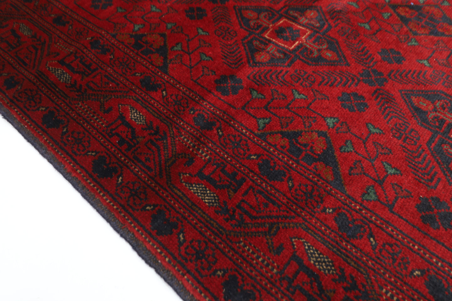 170 x 229 cm | Khal Mohammadi Afghan Tribal Hand Knotted Carpet