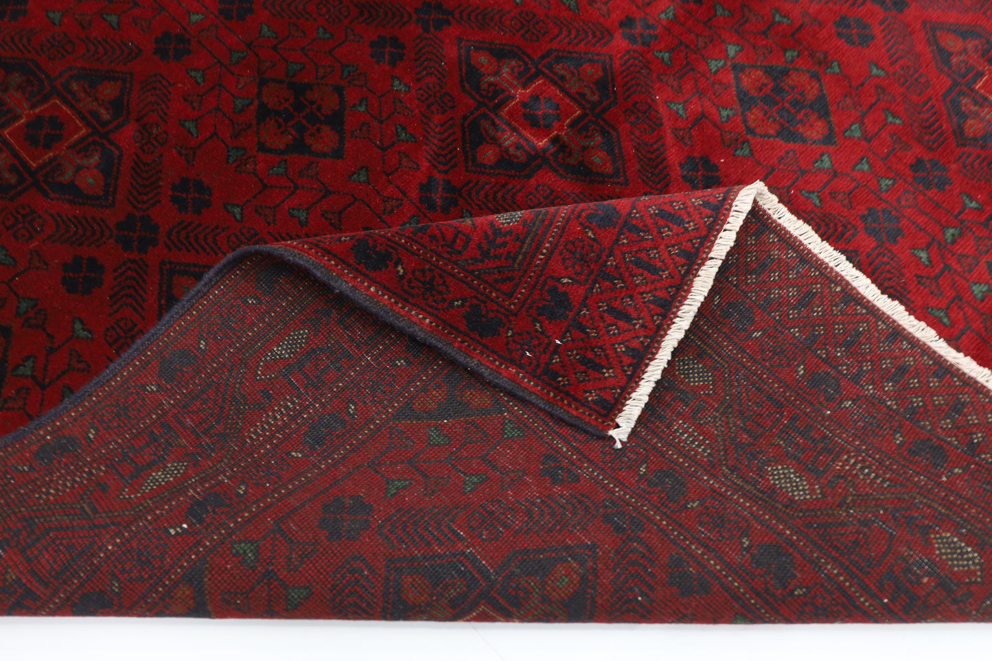 170 x 229 cm | Khal Mohammadi Afghan Tribal Hand Knotted Carpet