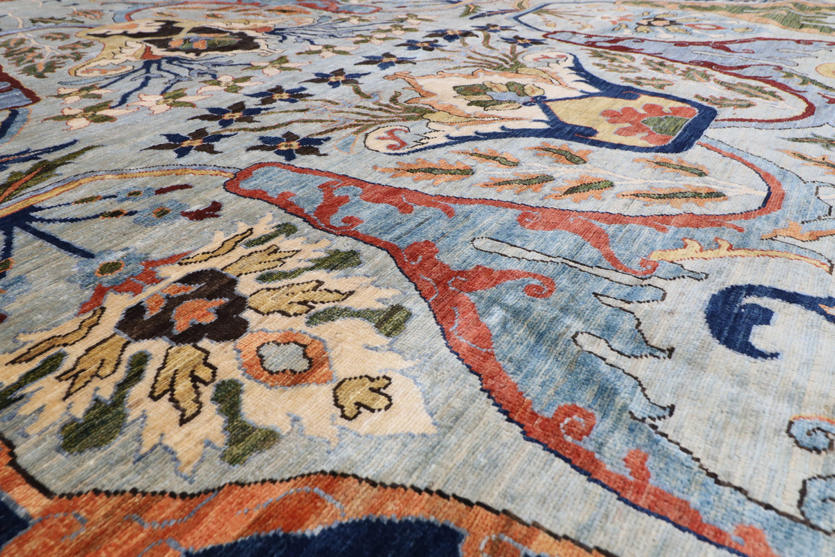 268 x 360 cm | Kawros Afghan Veg Dye Wool carpet