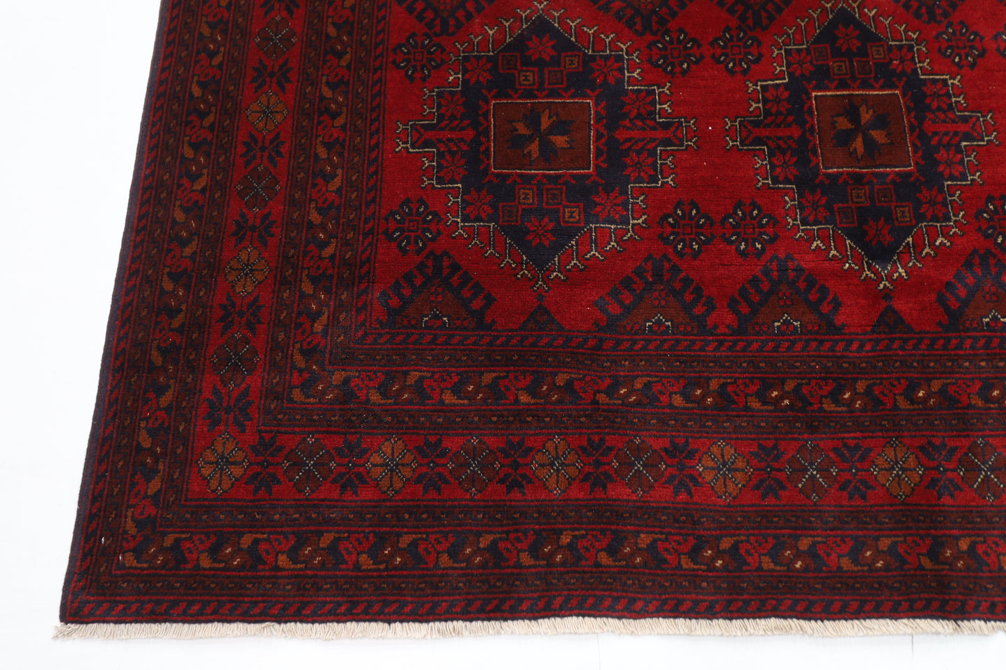 200 x 295 cm | Khal Mohammadi Afghan Tribal Hand Knotted Carpet
