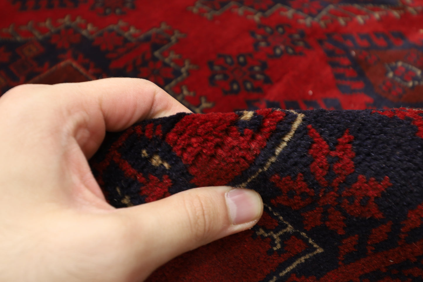200 x 295 cm | Khal Mohammadi Afghan Tribal Hand Knotted Carpet