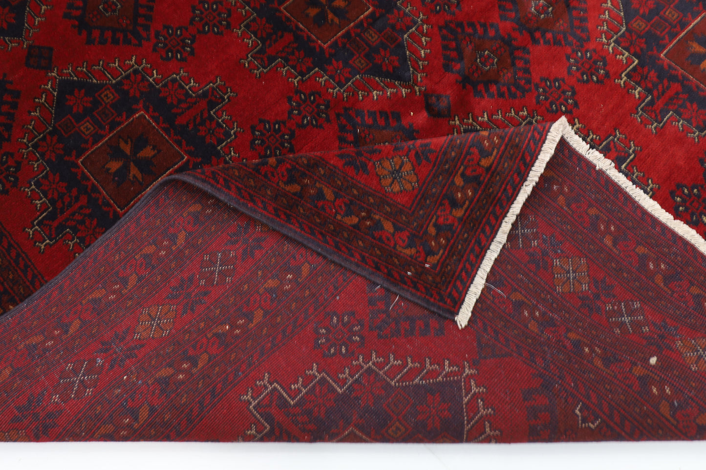 200 x 295 cm | Khal Mohammadi Afghan Tribal Hand Knotted Carpet