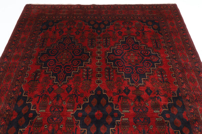 202 x 290 cm | Khal Mohammadi Afghan Tribal Hand Knotted Carpet