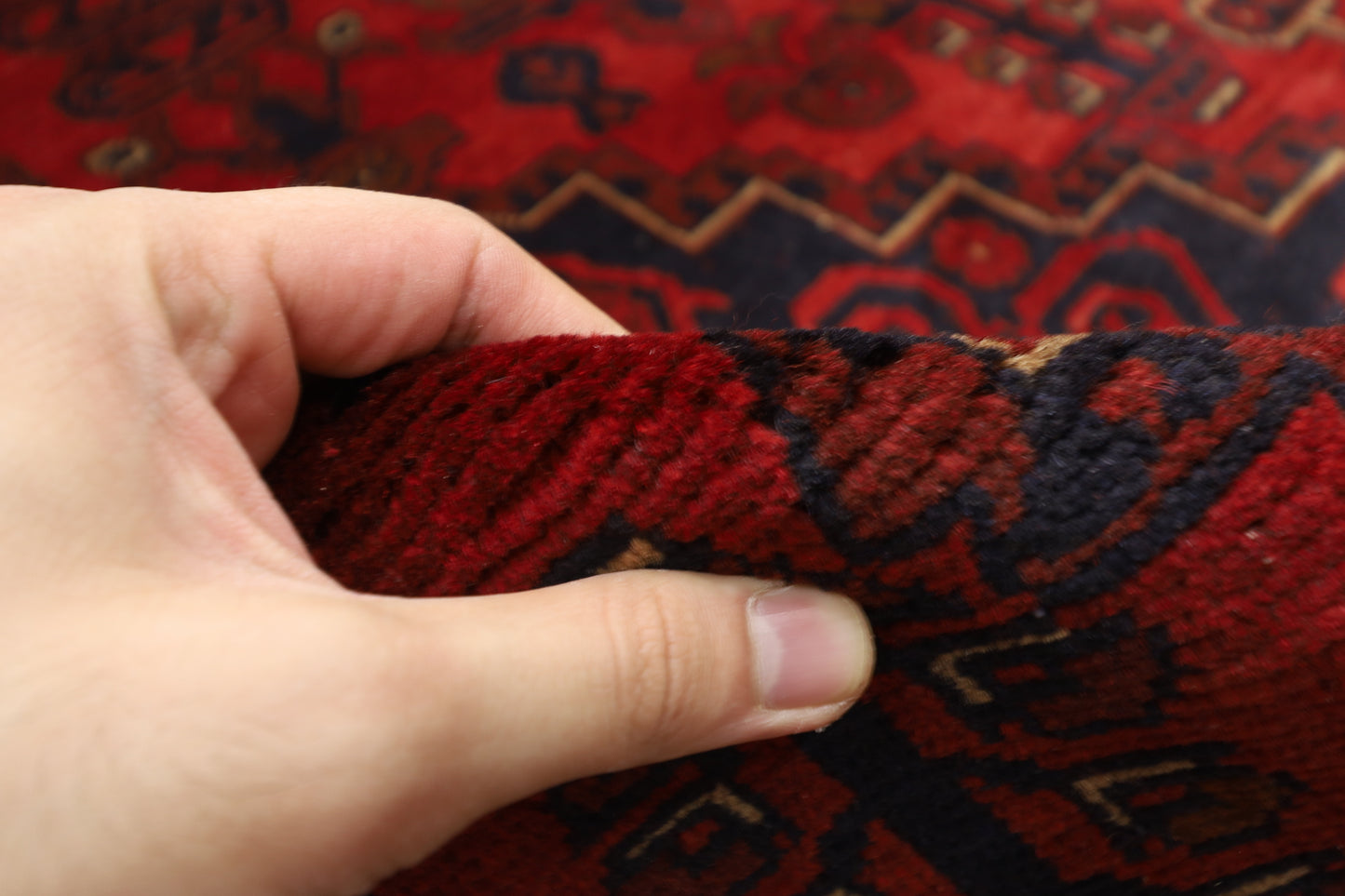 202 x 290 cm | Khal Mohammadi Afghan Tribal Hand Knotted Carpet