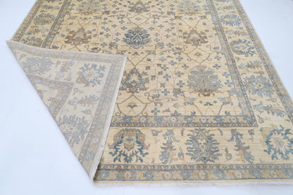 273 x 362 cm | Beige Afghan Veg Dye Wool carpet