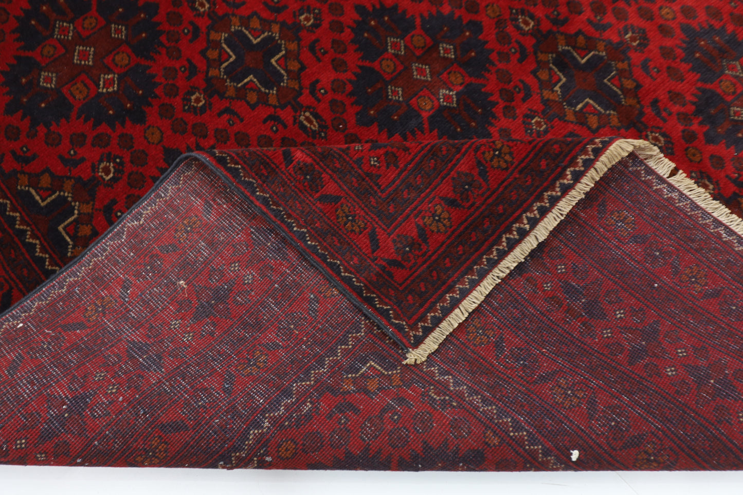 203 x 297 cm | Khal Mohammadi Afghan Tribal Hand Knotted Carpet