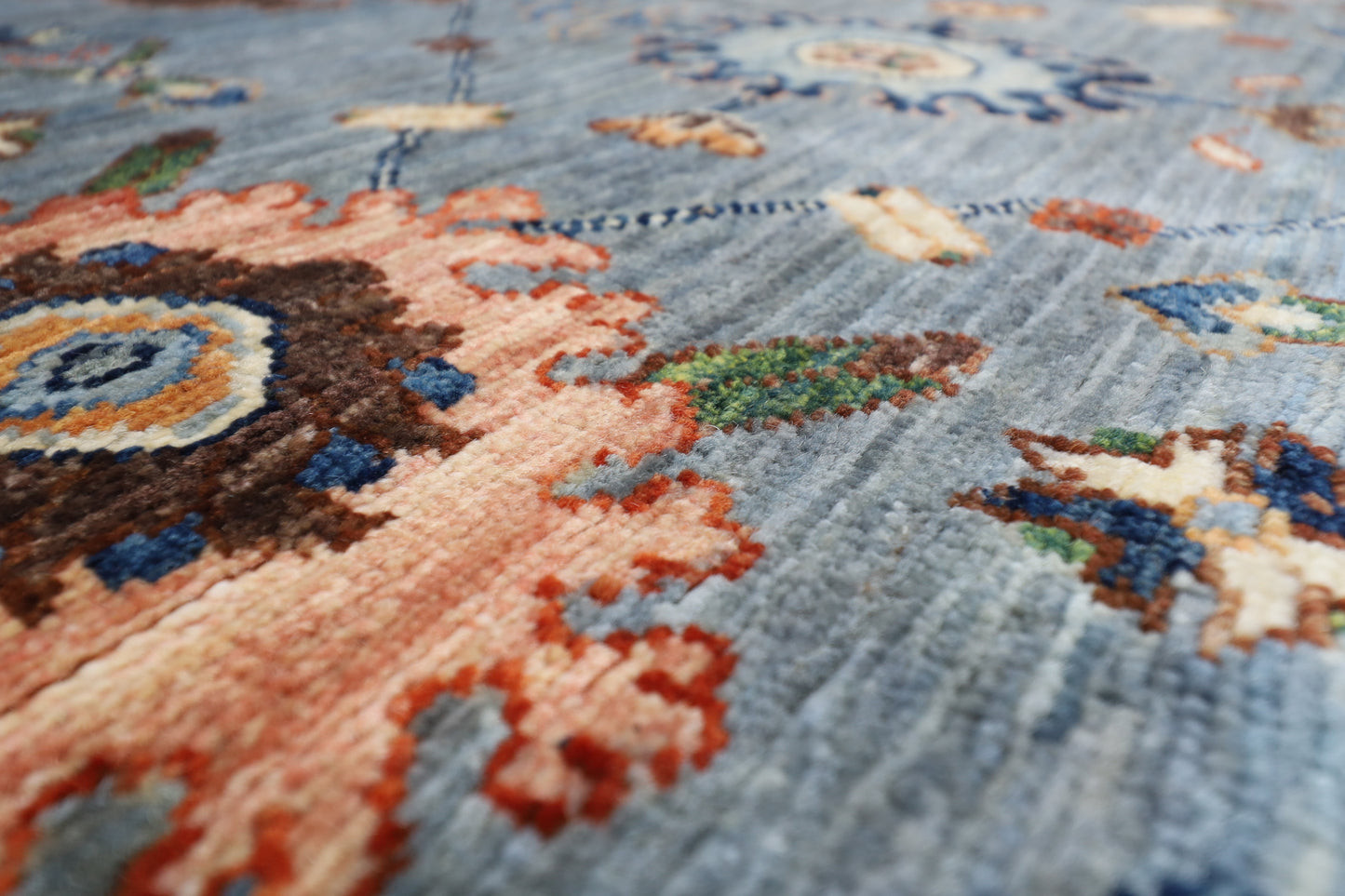 310 x 420 cm | Bidjar Gray Area Rug Afghan Hand Knotted veg Dye Wool carpet