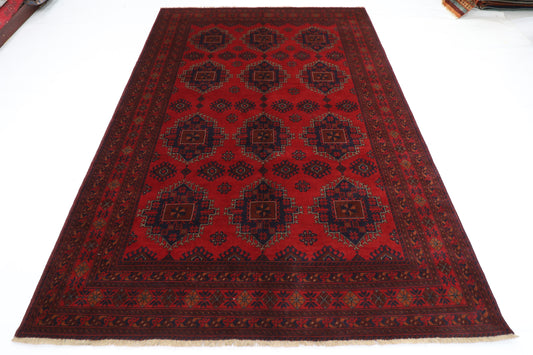 202 x 287 cm | Khal Mohammadi Afghan Tribal Hand Knotted Carpet