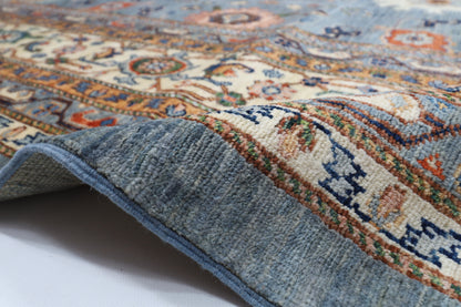 310 x 420 cm | Bidjar Gray Area Rug Afghan Hand Knotted veg Dye Wool carpet