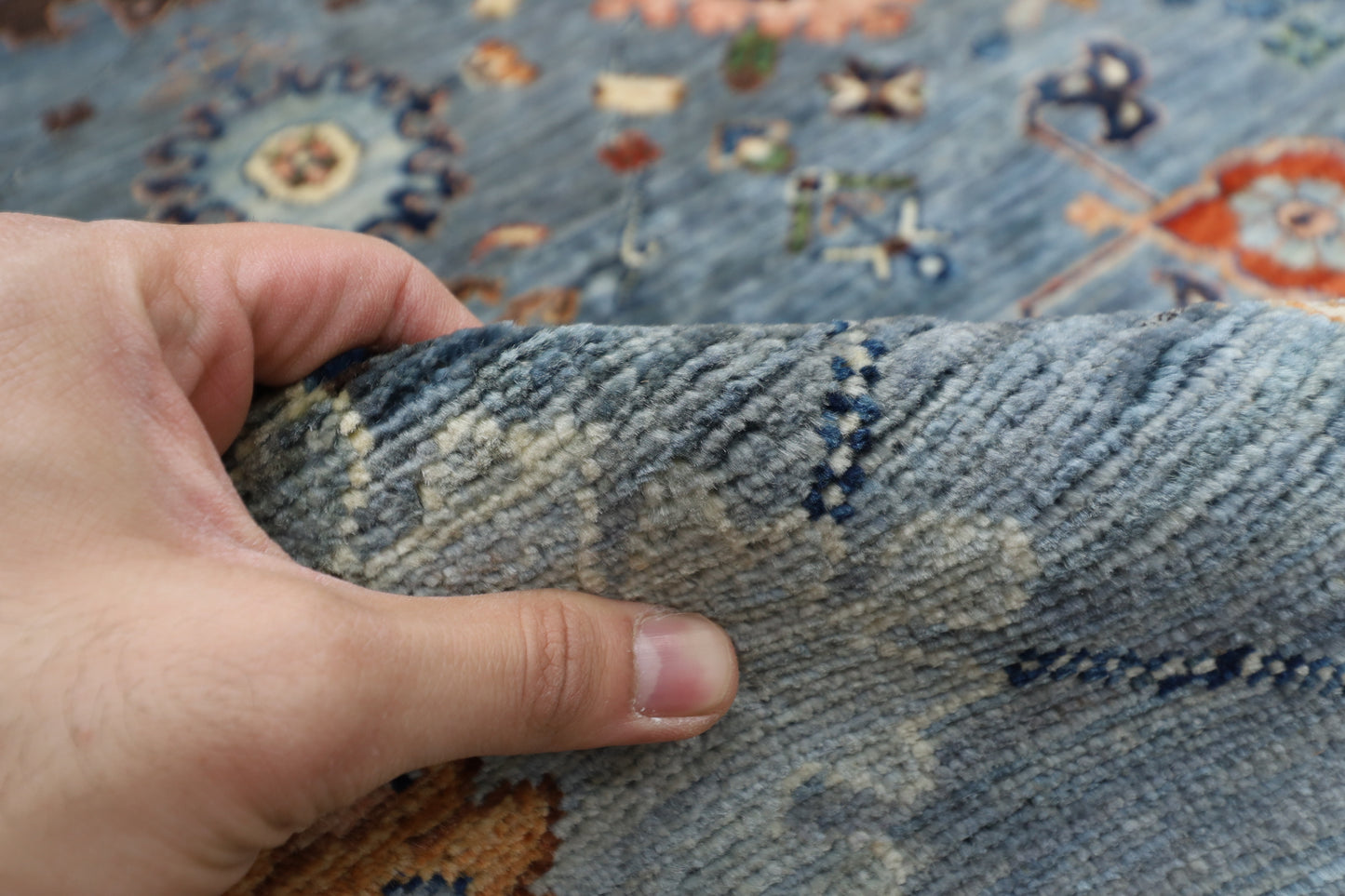 310 x 420 cm | Bidjar Gray Area Rug Afghan Hand Knotted veg Dye Wool carpet