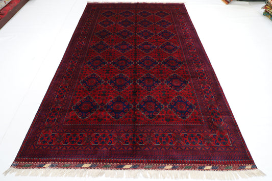 200 x 310 cm | Khamiyab Afghan Tribal Hand Knotted Carpet