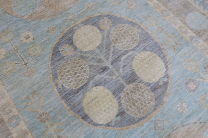 369 x 554 cm | Oriental Suzani Area Rug Afghan Hand Knotted Veg Dye Wool carpet
