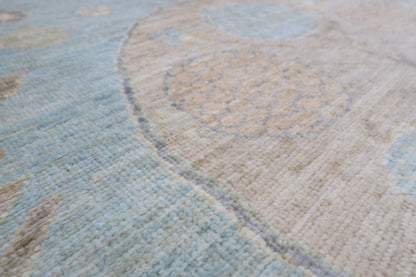 369 x 554 cm | Oriental Suzani Area Rug Afghan Hand Knotted Veg Dye Wool carpet