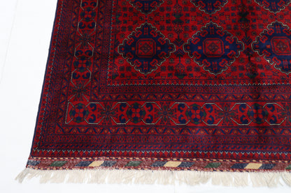200 x 310 cm | Khamiyab Afghan Tribal Hand Knotted Carpet