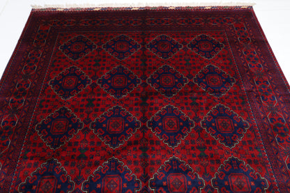 200 x 310 cm | Khamiyab Afghan Tribal Hand Knotted Carpet