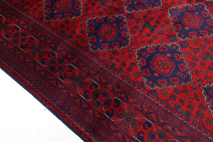 200 x 310 cm | Khamiyab Afghan Tribal Hand Knotted Carpet