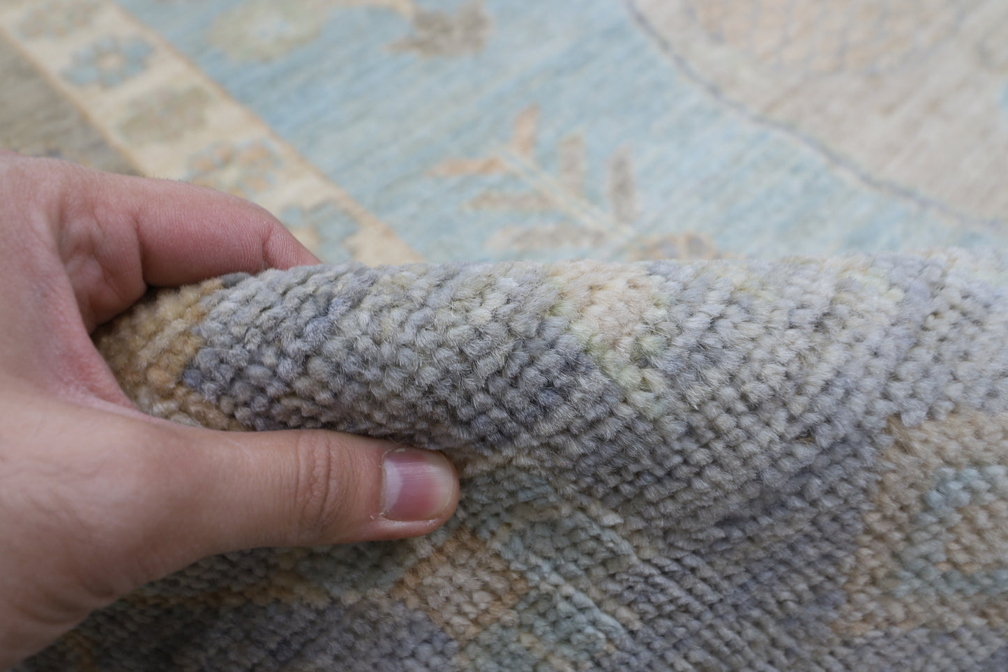 369 x 554 cm | Oriental Suzani Area Rug Afghan Hand Knotted Veg Dye Wool carpet