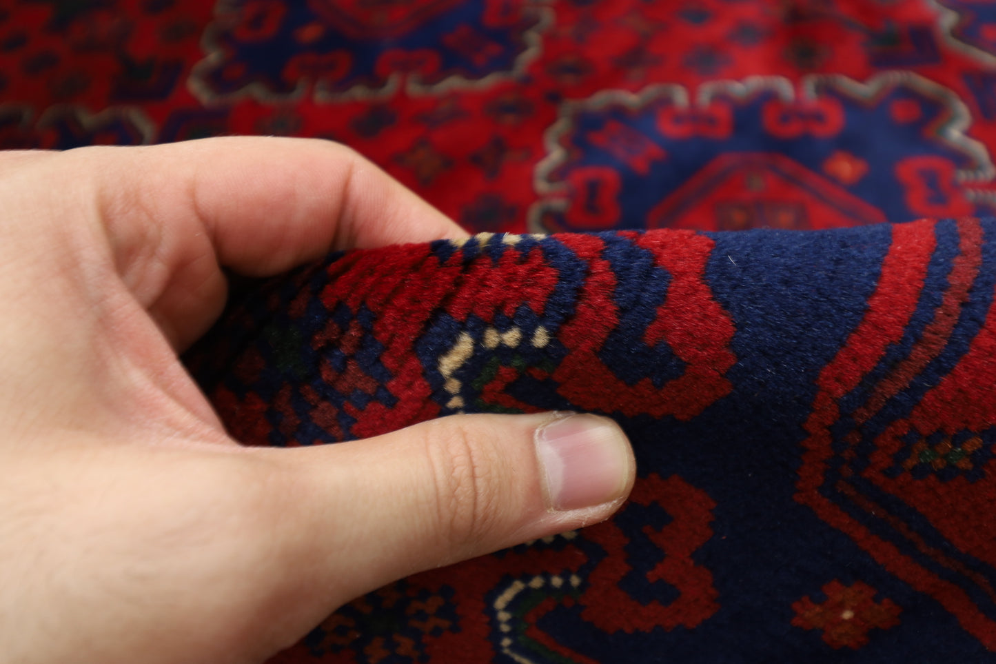 200 x 310 cm | Khamiyab Afghan Tribal Hand Knotted Carpet