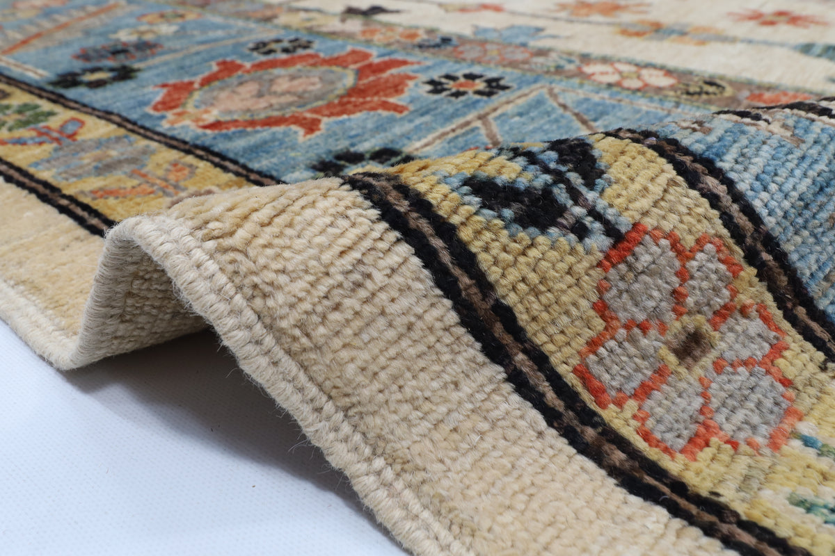 277 x 363 cm | Oushak Afghan Veg Dye Wool carpet