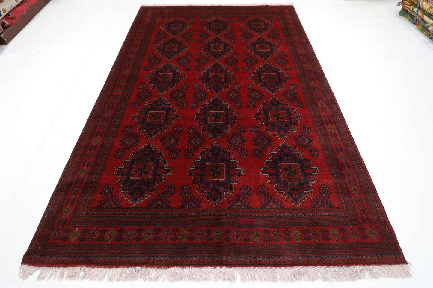 204 x 300 cm | Khal Mohammdi Afghan Tribal Hand Knotted Carpet