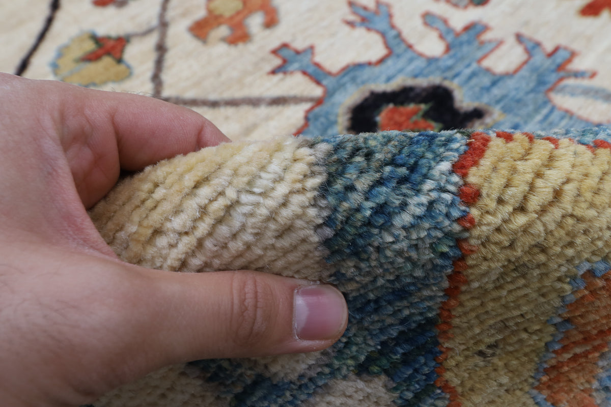 277 x 363 cm | Oushak Afghan Veg Dye Wool carpet