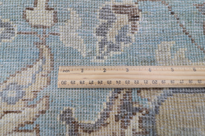 367 x 448 cm | Large Size Tribal Gray Area Rug Afghan Hand Knotted veg Dye Wool carpet