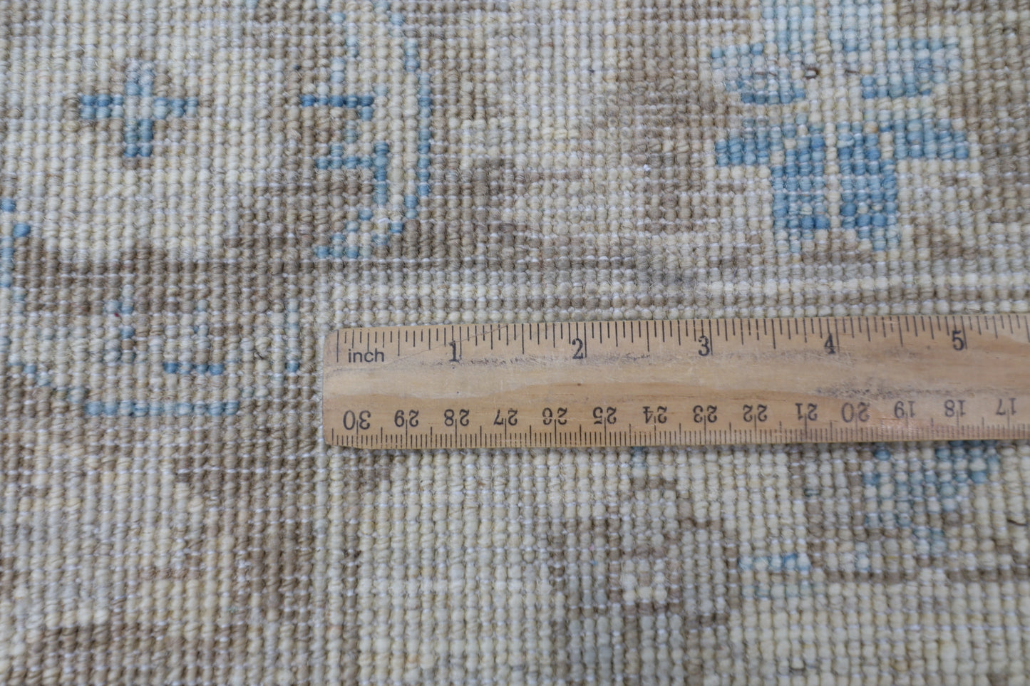 248 x 300 cm | Blue Beige Afghan Tribal Hand Knotted Wool Carpet