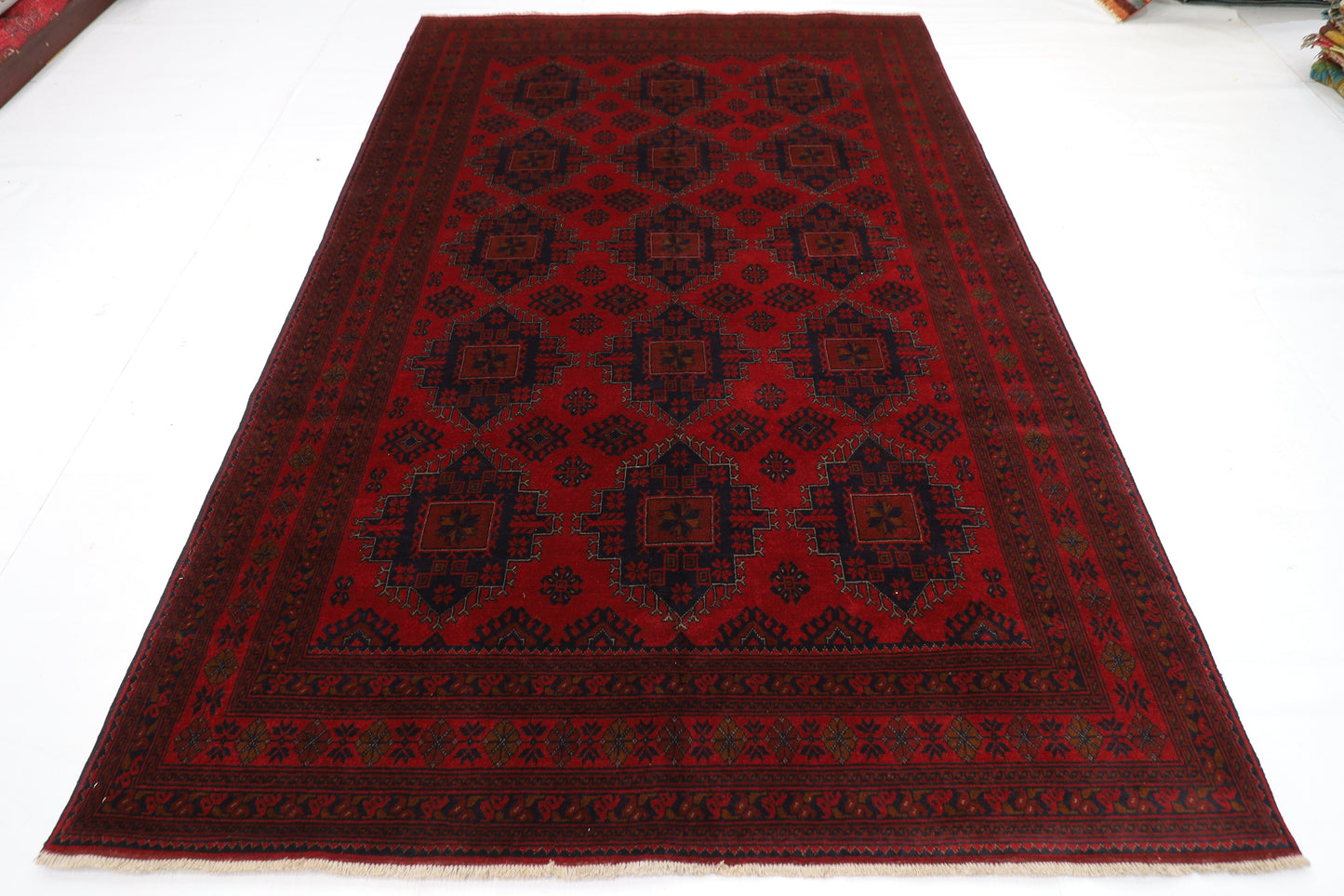 200 x 295 cm | Khal Mohammdi Afghan Tribal Hand Knotted Carpet
