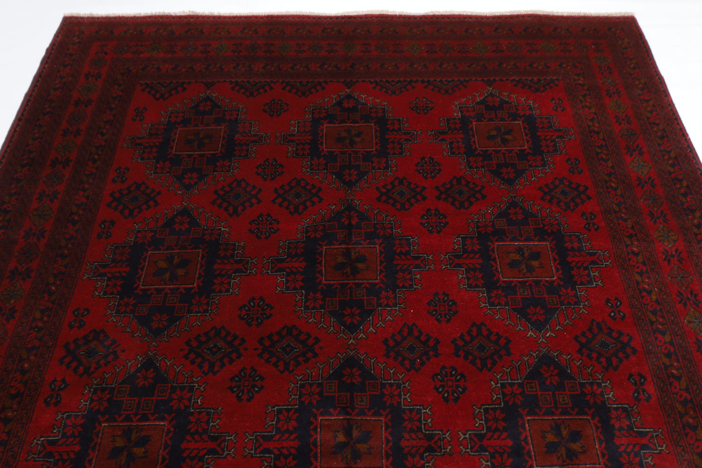 200 x 295 cm | Khal Mohammdi Afghan Tribal Hand Knotted Carpet