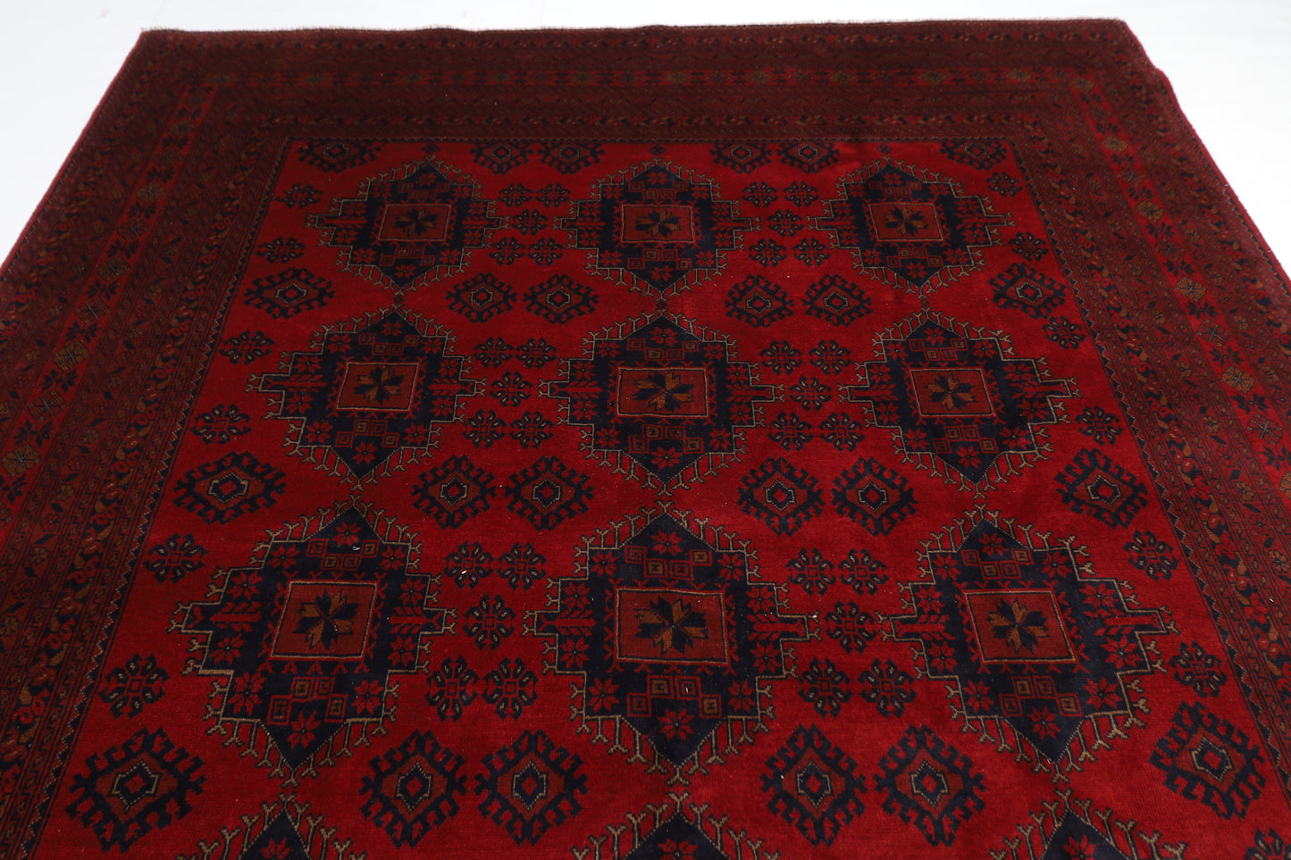251 x 335 cm | Khal Mohammdi Afghan Tribal Hand Knotted Carpet