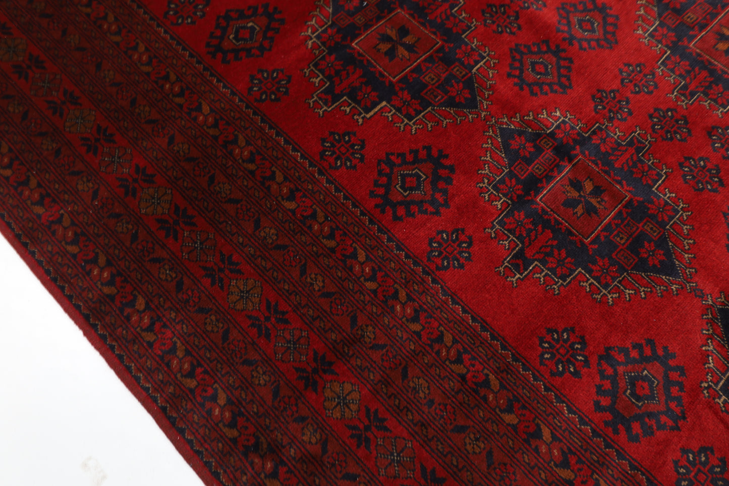 251 x 335 cm | Khal Mohammdi Afghan Tribal Hand Knotted Carpet