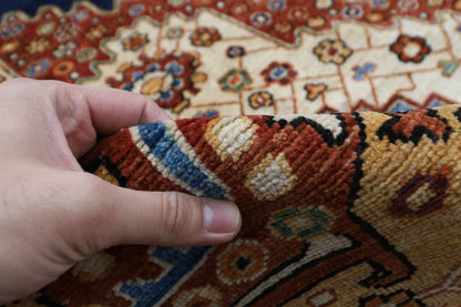 304 x 427 cm |  Heriz Blue Area Rug Afghan Hand Knotted veg Dye Wool carpet