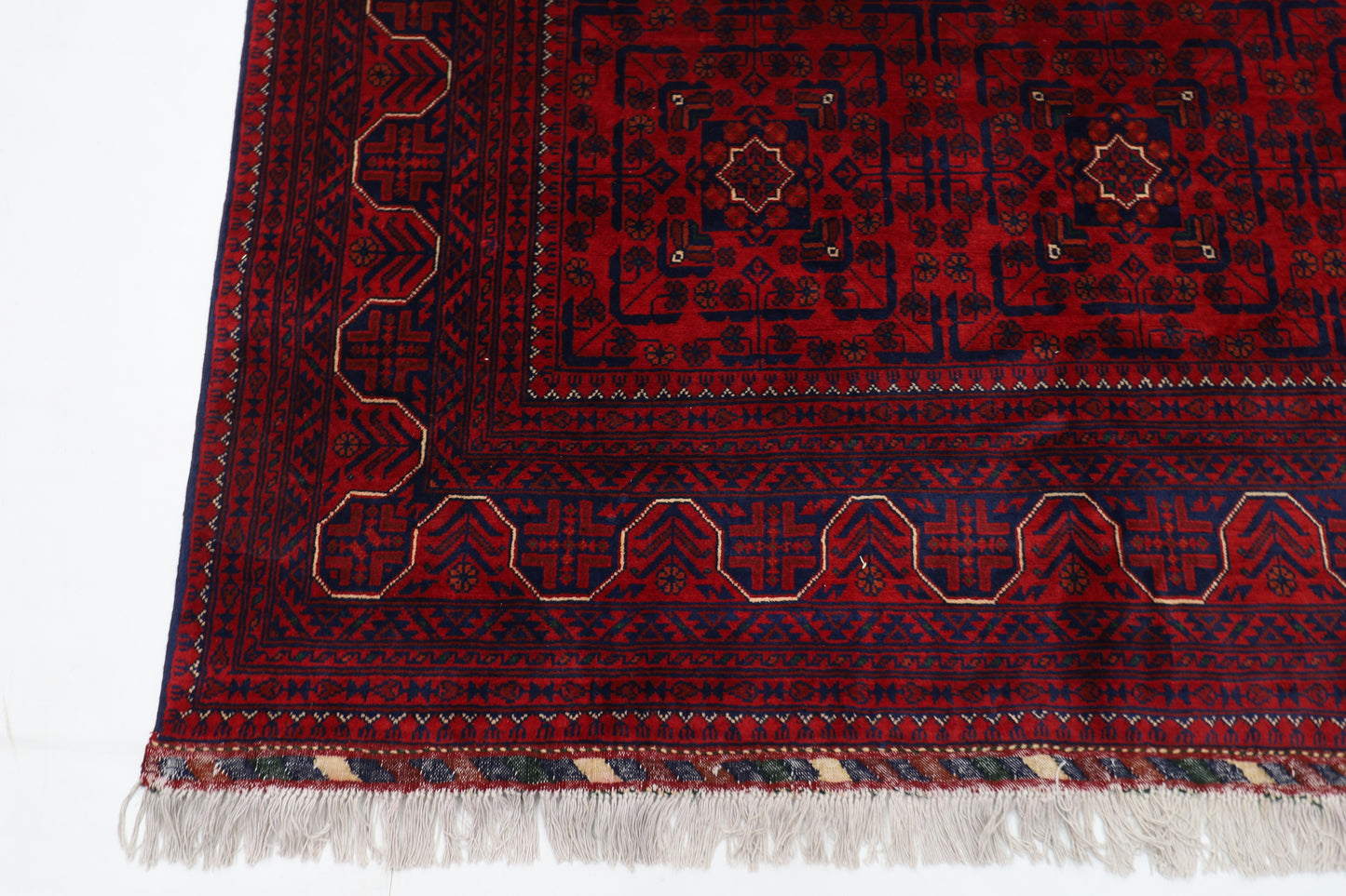 168 x 240 cm | Khamiyab Afghan Tribal Hand Knotted Carpet