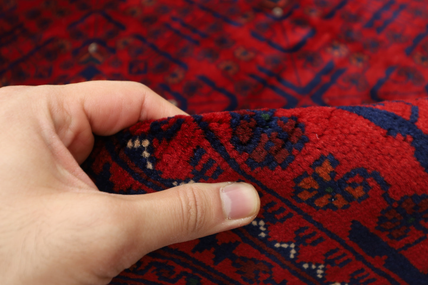 168 x 240 cm | Khamiyab Afghan Tribal Hand Knotted Carpet
