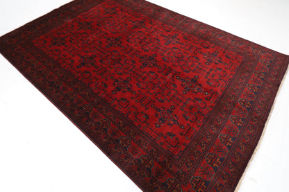 196 x 293 cm | Khal Mohammadi Afghan Tribal Hand Knotted Carpet