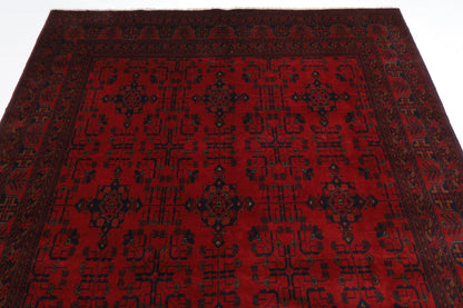 196 x 293 cm | Khal Mohammadi Afghan Tribal Hand Knotted Carpet
