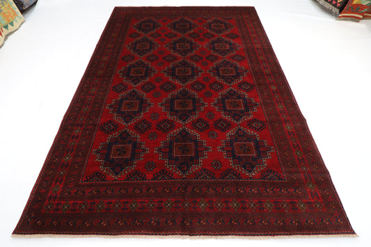 202 x 290 cm | Khal Mohammadi Afghan Tribal Hand Knotted Carpet