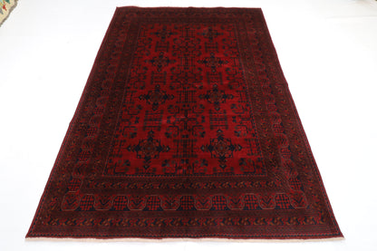 170 x 243 cm | Khal Mohammadi Afghan Tribal Hand Knotted Carpet