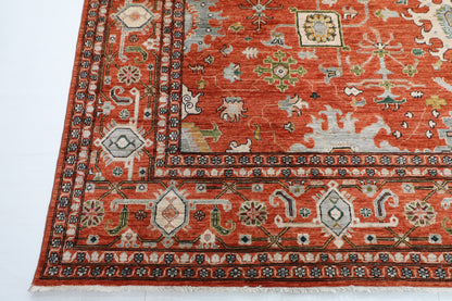 309 x 425 cm | Large Size Floral Area Rug Afghan Hand Knotted veg Dye Wool carpet