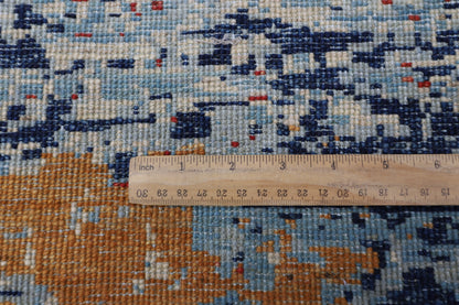 251 x 301 cm | Abstract Mamluk Oriental  Afghan Tribal Hand Knotted veg Dye Wool Carpet