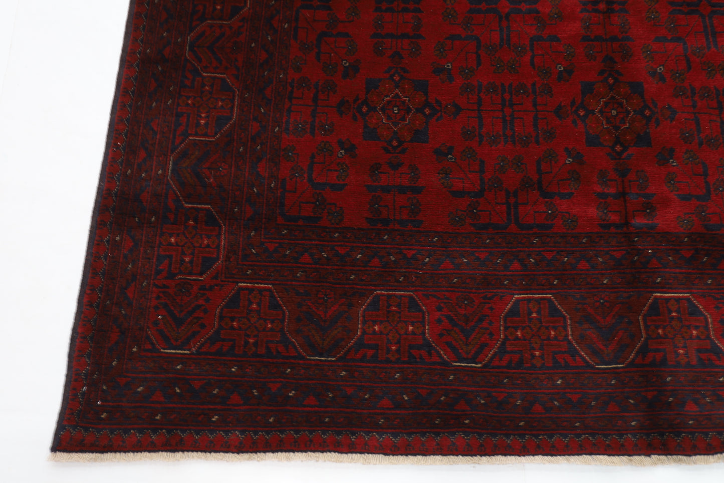 200 x 285 cm | Khal Mohammadi Afghan Tribal Hand Knotted Carpet