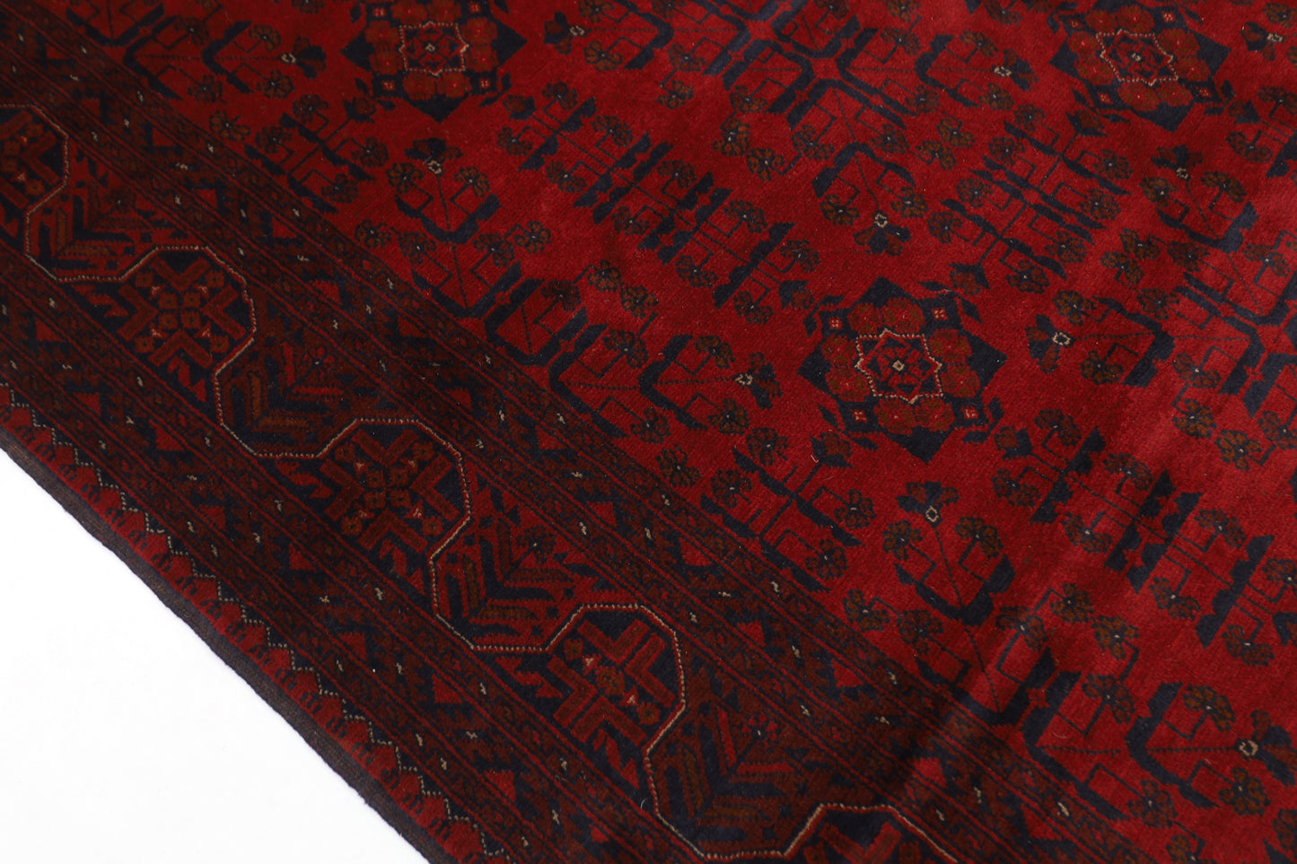200 x 285 cm | Khal Mohammadi Afghan Tribal Hand Knotted Carpet