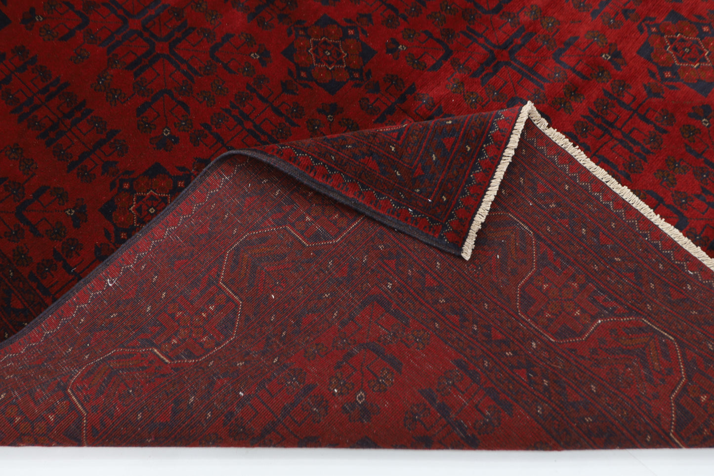 200 x 285 cm | Khal Mohammadi Afghan Tribal Hand Knotted Carpet