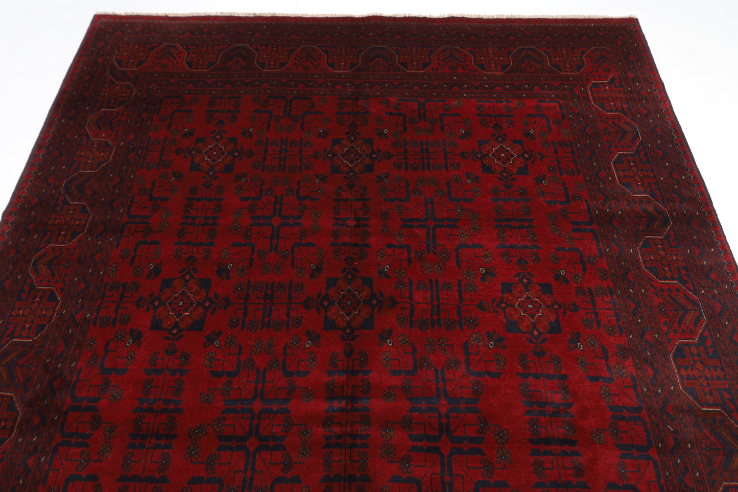 200 x 285 cm | Khal Mohammadi Afghan Tribal Hand Knotted Carpet