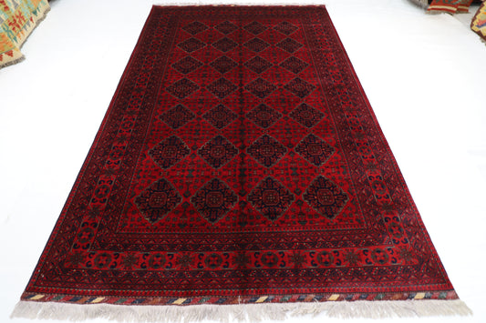 198 x 307 cm | Khamiyab Afghan Tribal Hand Knotted Carpet