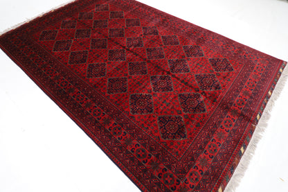 198 x 307 cm | Khamiyab Afghan Tribal Hand Knotted Carpet